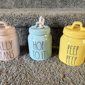 Rae Dunn Pastel Baby Easter Canister Set